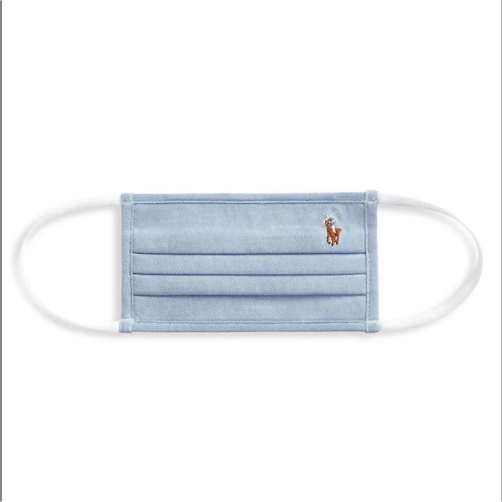Polo Ralph Lauren Face Mask Medium/large Blue Polo Horse